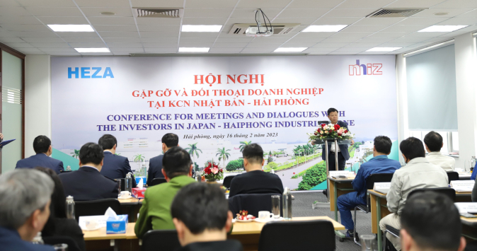  Gặp gỡ và đối thoại doanh nghiệp tại Khu công nghiệp Nhật Bản-Hải Phòng