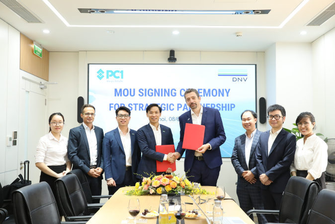  PC1 Group & DNV Group gặp mặt và ký kết hợp tác chiến lược trong lĩnh vực Năng lượng tái tạo.