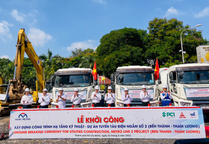  PC1 xây dựng hạ tầng kỹ thuật Tuyến tàu điện ngầm Bến Thành – Tham Lương