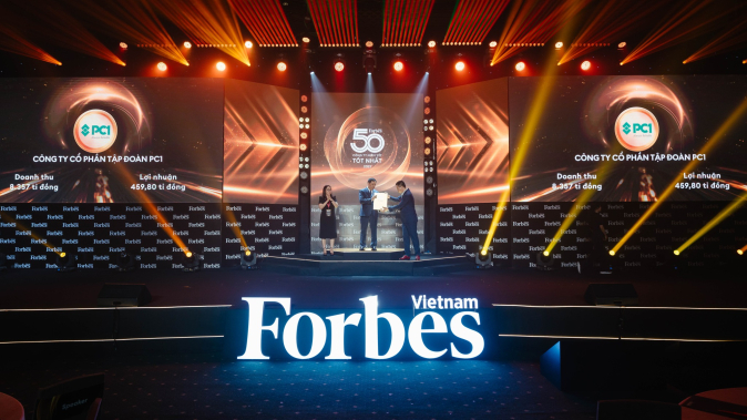  PC1 Group has continuously been honored in the Top 50 best listed companies in Vietnam