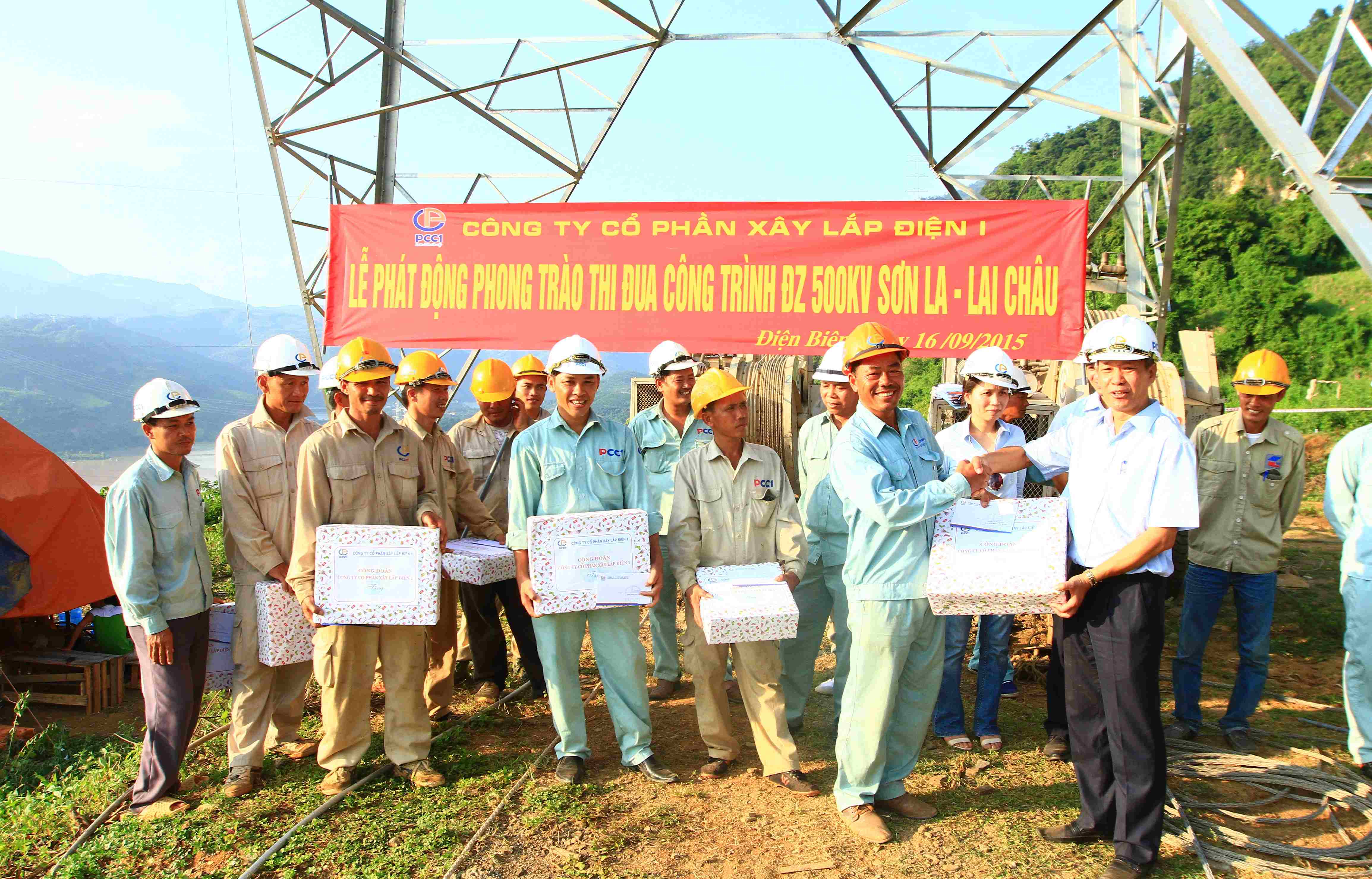 PCC1 phát động phong trào thi đua Công trình đường dây 500kV Sơn La – Lai châu.
