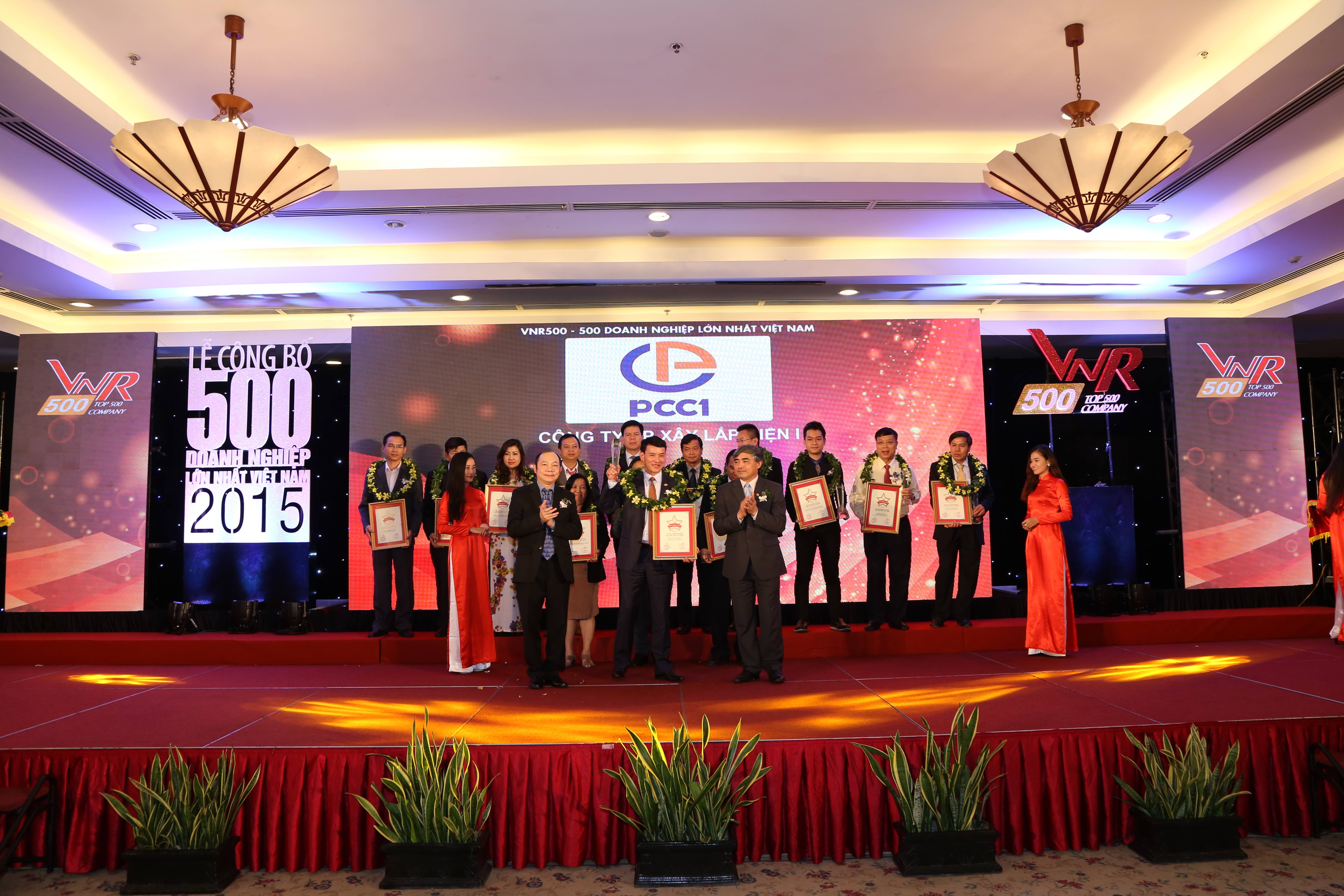 PCC1 - TOP 50 doanh nghiệp xuất sắc năm 2015.