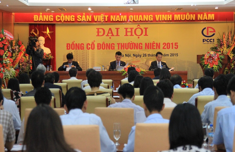 PCC1 Đại hội cổ đông thường niên năm 2015.