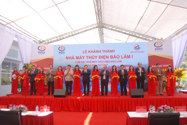 PCC1 khánh thành Nhà máy Thủy điện Bảo Lâm 1