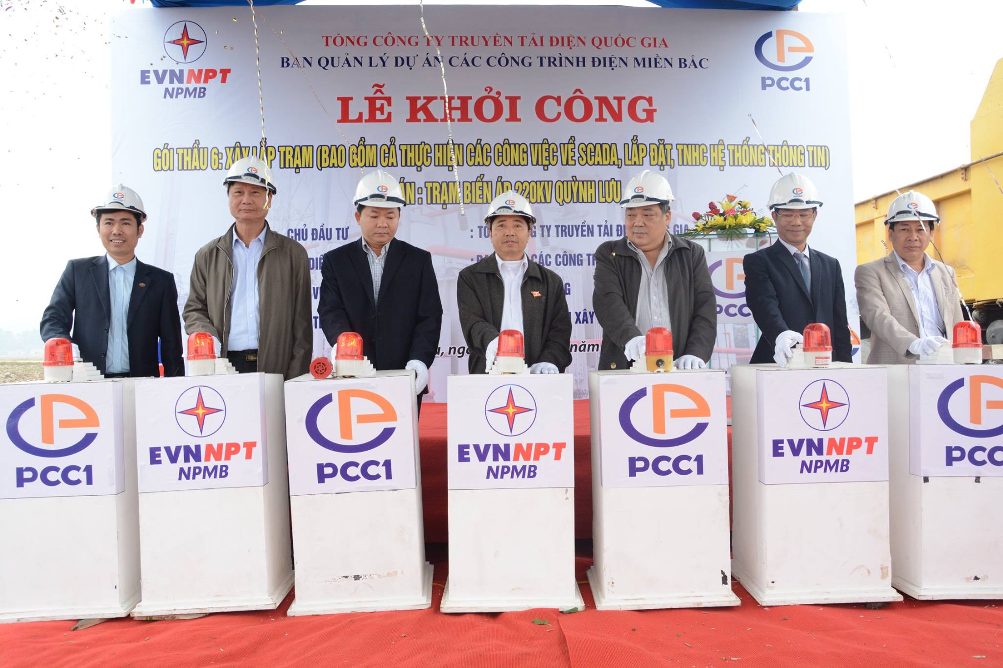 Khởi công công trình Trạm biến áp 220 kV Quỳnh Lưu