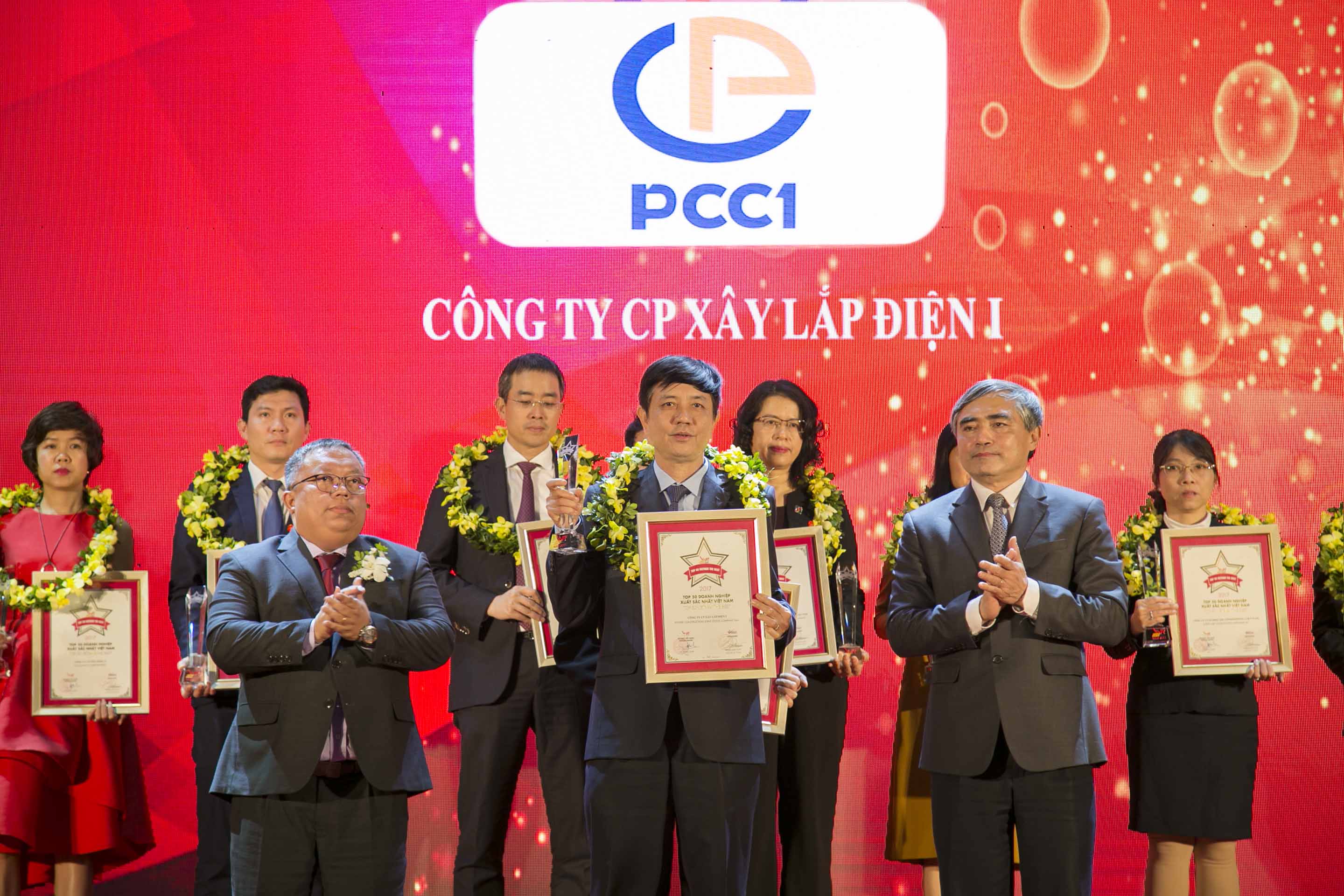 PCC1 lần thứ 3 liên tiếp được vinh danh Top 50 Doanh nghiệp xuất sắc nhất Việt Nam 