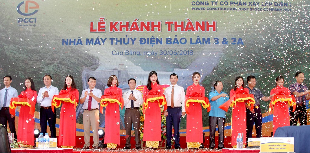 PCC1 khánh thành nhà máy thủy điện Bảo Lâm 3 và Bảo Lâm 3A