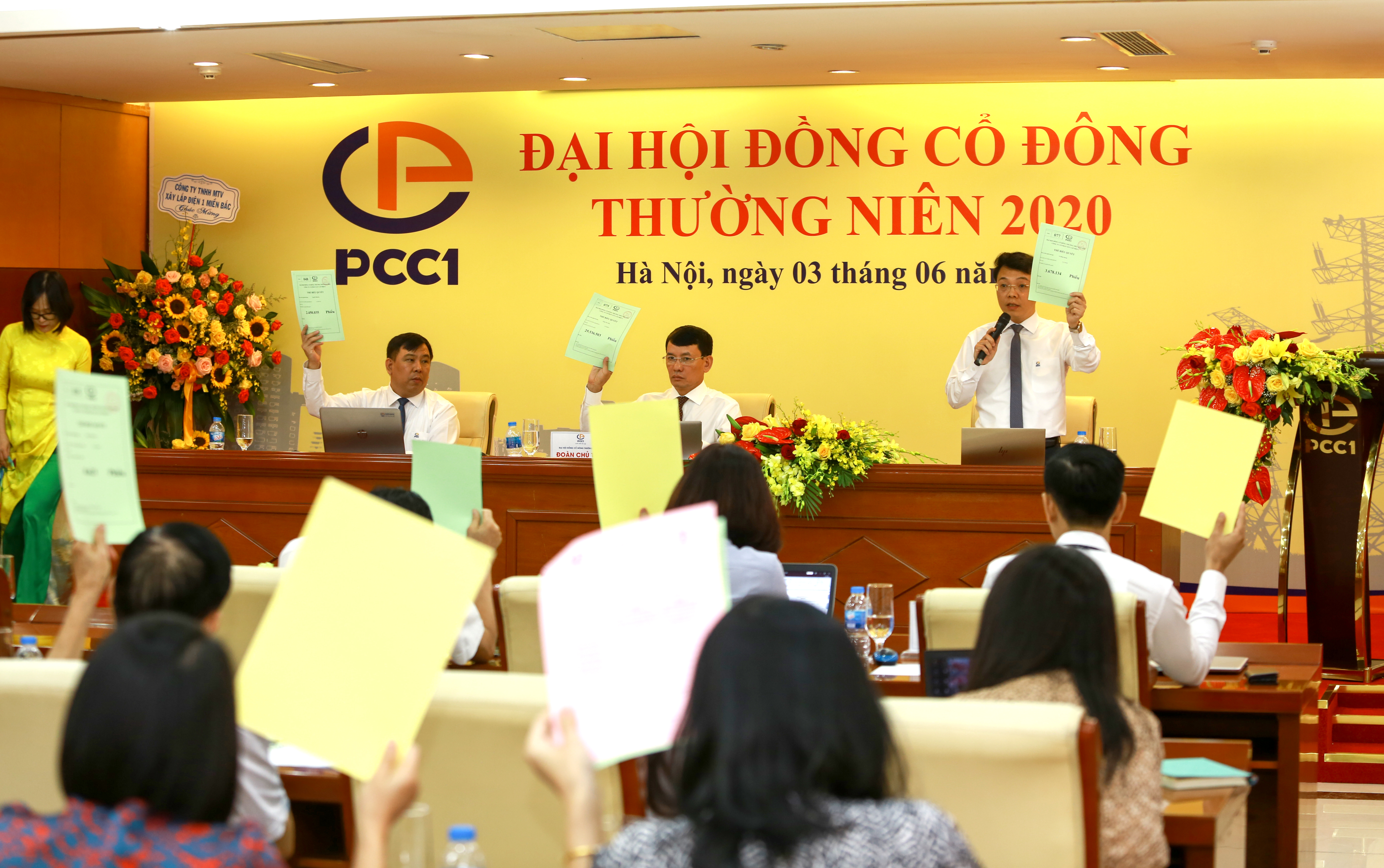 Đại hội đồng cổ đông Công ty Cổ phần Xây lắp Điện I:  PCC1 giữ vững mục tiêu tăng trưởng cao năm 2020