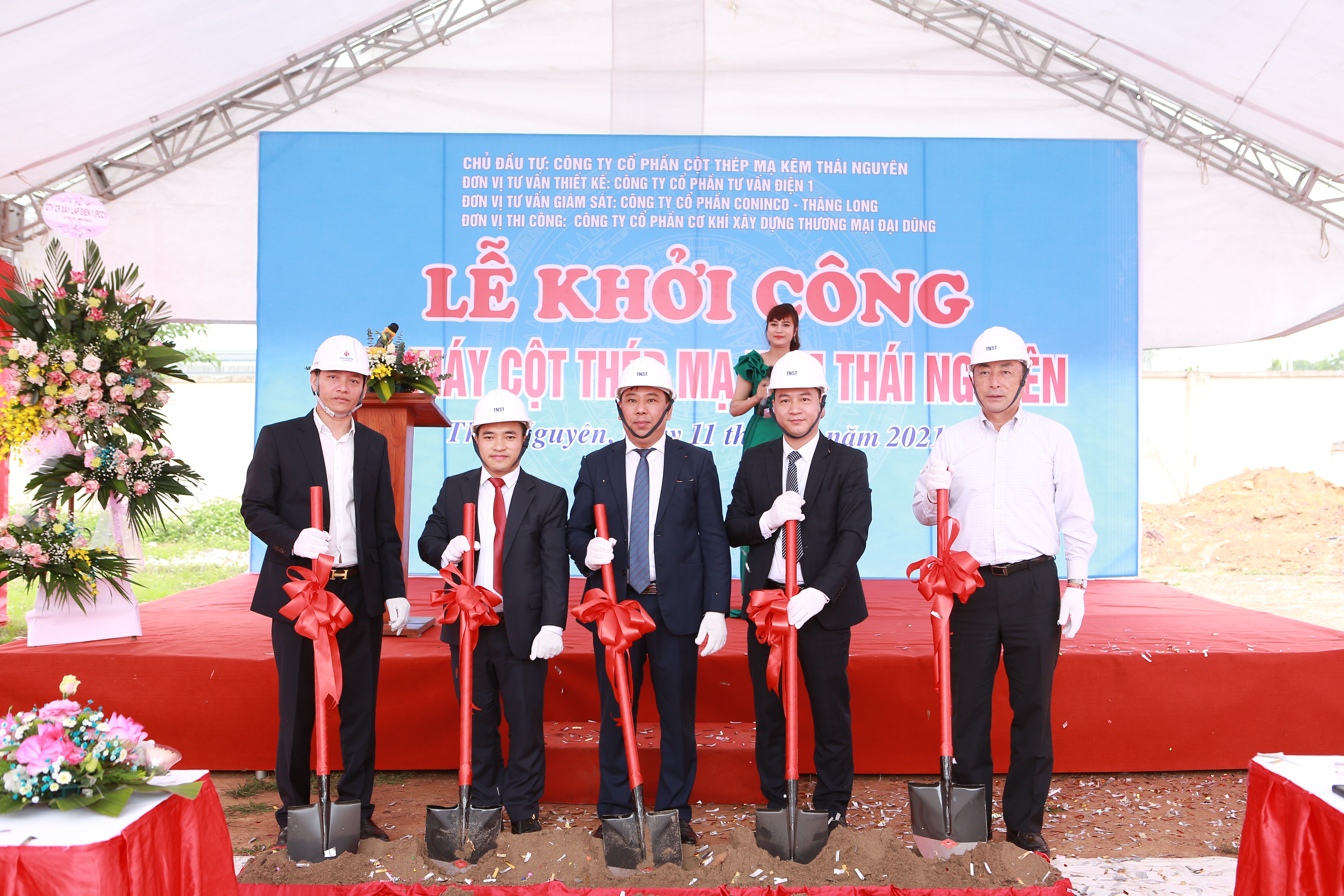  Lễ động thổ Nhà máy cột thép mã kẽm Thái Nguyên