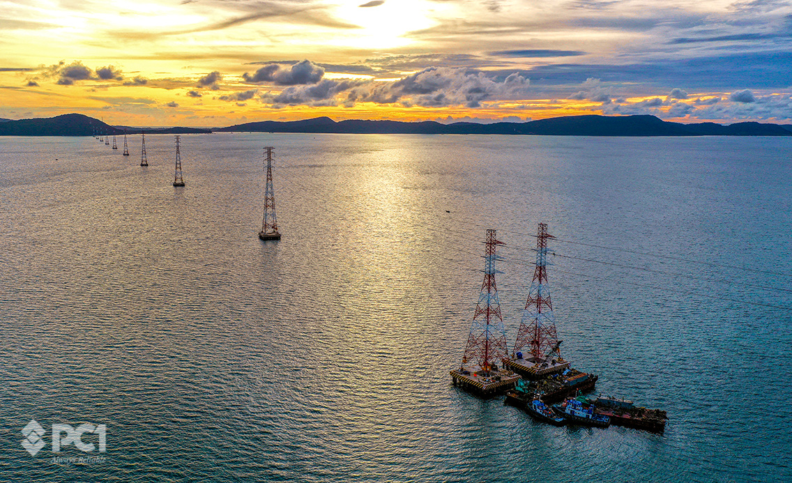 PC1 Group have completed the 220kV Kien Binh - Phu Quoc transmission line project ahead of schedule